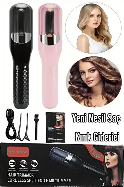 ESENLİWE Siyah Saç Kırık Alma Saç Düzleştirici Kuru Hasarlı Sökücü Makinesi P...