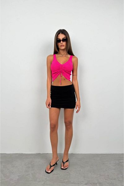 Kokosh moda Μπροστινή μπλούζα με κορδόνια