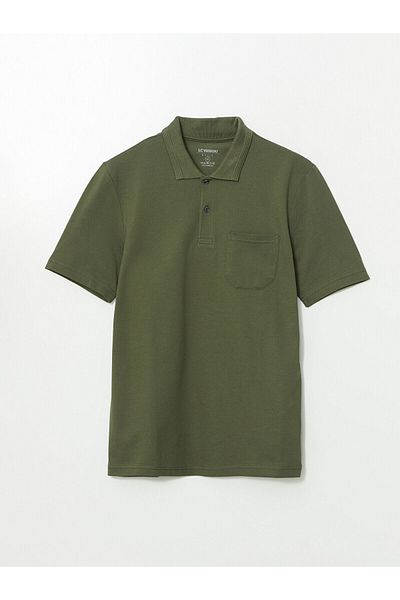 LC Waikiki Ανδρικό μπλουζάκι Polo με κοντό μανίκι Pique