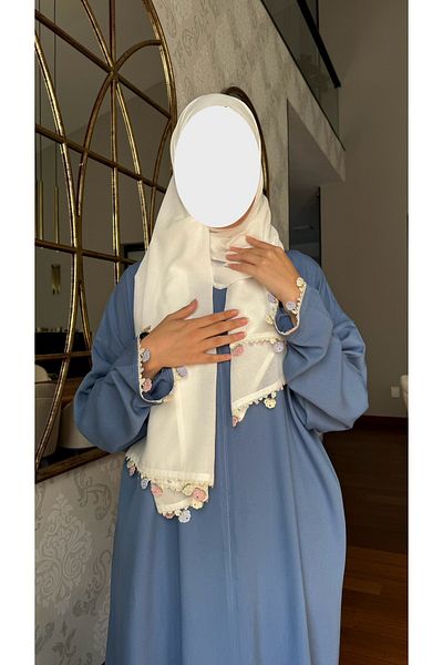 Nimet Abla Butik Hand Embroidered Prayer Dress
