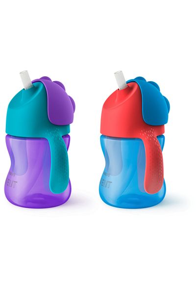 Philips Avent Bendy Straw Cup – 200ml – 9m – Boy/girl – BPA Free, Leakproof, Easy Grip Cup