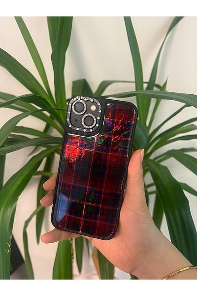 Collectors حافظة فاخرة مرصعة بالجواهر لامعة ومنقوشة متوافقة مع هاتف iPhone 14 Pro Max