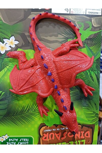 FEN TOYS EJDERHA 90 CM UZAYAN ESNEK STRECH ELASTİK OYUNCAK KANATLI SMAUG DRAGON DİNOZOR