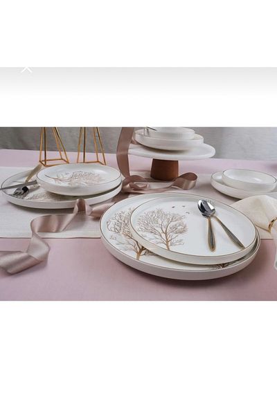 Koch Collection Freesia Gold Service Plate