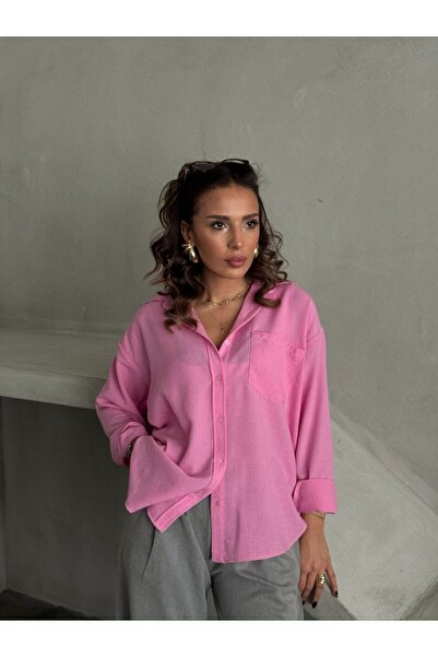 Stile Bella Γυναικείο λινό πουκάμισο