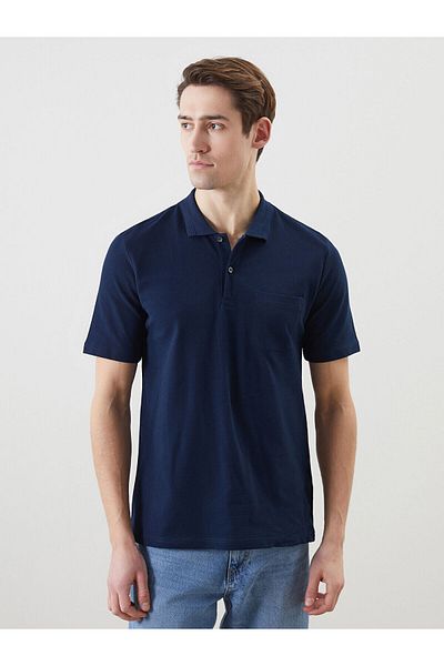 LC Waikiki Ανδρικό μπλουζάκι Polo με κοντό μανίκι Pique