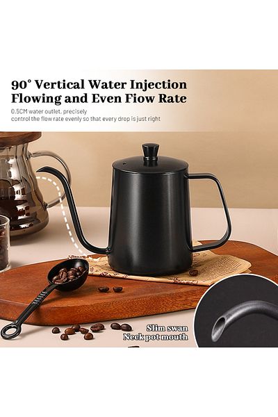 EqiEch V60 Coffee Set,10-Piece V60 Coffee Maker Drip Kit,Specialty Coffee Professional Tools