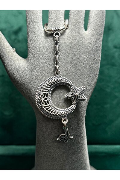 Palu Tesbihçilik Telkari Gümüş anahtarlık