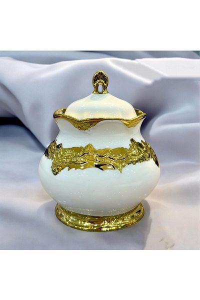 decovien Porcelain Sugar Bowl