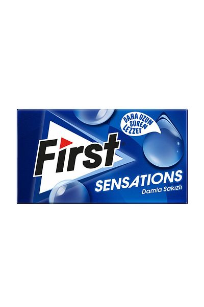 First Sensations Drop Chewing Gum Flavored Chewing Gum 27 Gr - 12 Pieces