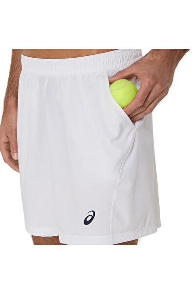 Asics Court 7ın Short Erkek Beyaz Şort 2041a344-100