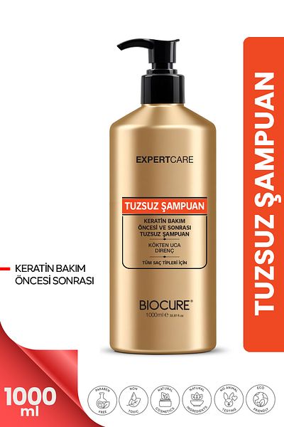 Biocure 1 Liter Salt-Free and Paraben-Free Purifying Daily Hair Care Shampoo