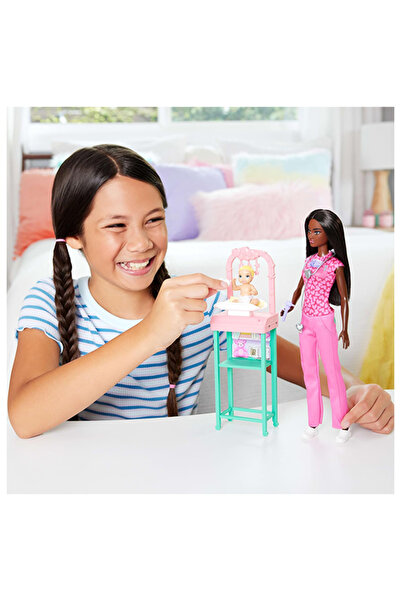 Temel Barbie Kariyer Bebeği Bebek Doktoru Jcr73