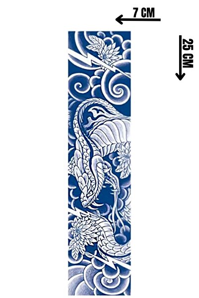 Barly 30 Gün / 1 Ay Kalıcı Ejderha Figürlü 12 Saat Sonra Kararan Geçici Bilek...