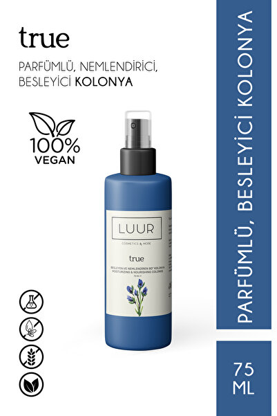 LUUR COSMETICS & MORE True 80° Kolonya Nemlendirici Arındırıcı Besleyici Vita...
