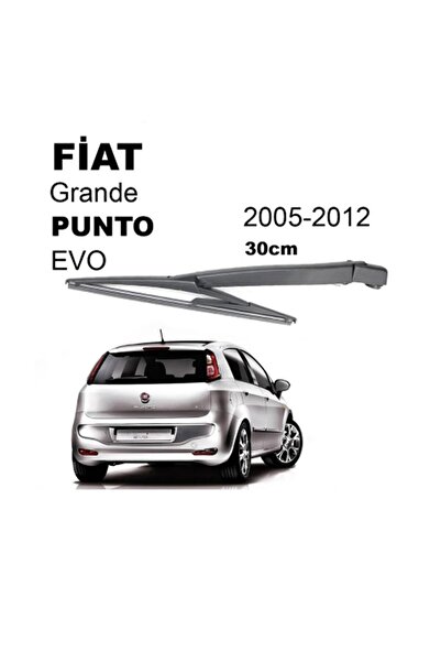ZETOTO Fiat Grande Punto Evo Arka Silecek Kolu ve Süpürgesi Takım 2005 - 2012