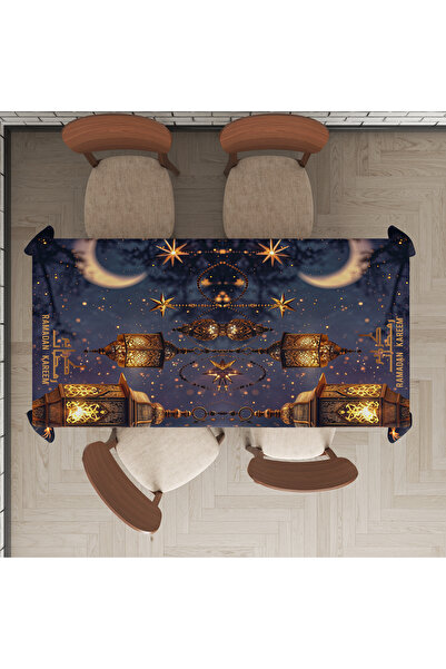 yok yok evim eve dair her şey مفرش طاولة بدون رعاية بتصميم سماء رمضان