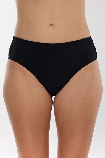 AYYILDIZ 63069 Black Semi-High Waist Bikini Bottom