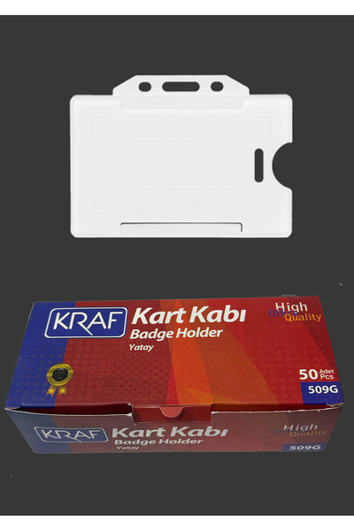 YAKA KART KABI BEYAZ RENK 50 Lİ PAKET
