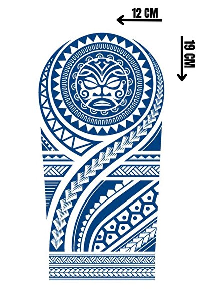 Barly 30 Gün / 1 Ay Kalıcı Tribal Figürlü 12 Saat Sonra Kararan Geçici Dövme ...
