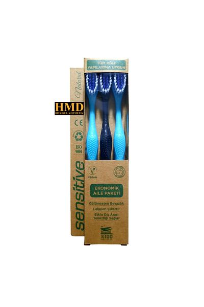 Herbadent Hmd Chips Toothbrush Medium Hard X 3 Pack Activated Carbon Soap Gift