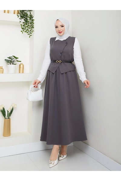 Moda Echer بدلة مزدوجة مع سترة