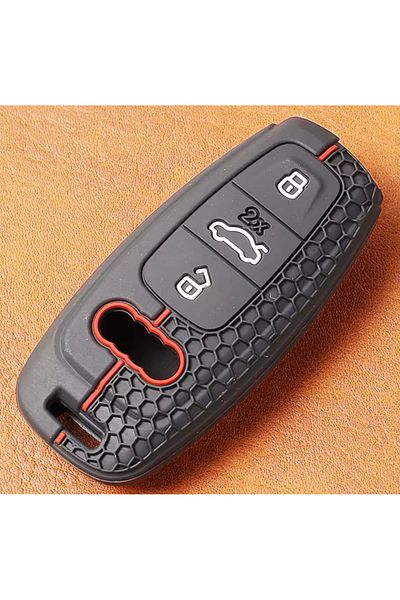 emii auto spare parts Audi A3-A8 Case Compatible Key Case Black/Red