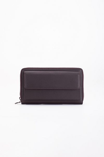 Niki Leather Τσάντα χειρός Modric από γνήσιο δέρμα με φερμουάρ και κλειδωμένο χαρτοφυλάκιο