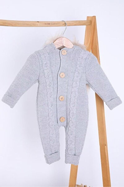 BEYBEK 5713 Bebek Triko Welsoft Kapüşonlu Tulum