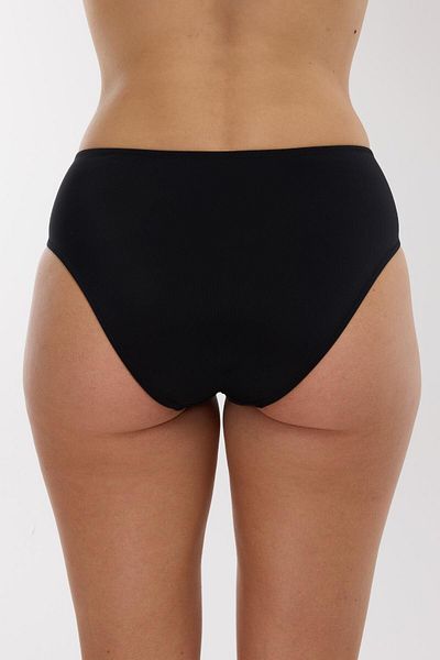 AYYILDIZ 63069 Black Semi-High Waist Bikini Bottom
