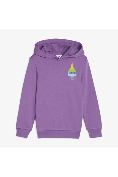 Puma Dívčí fialová mikina s potiskem 62482650 - Mikina X Trolls