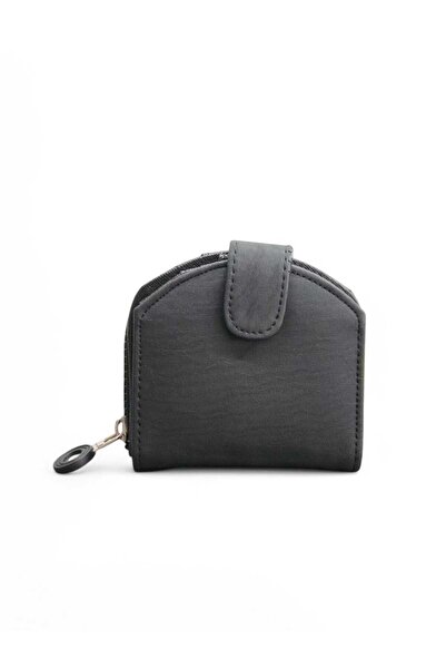 Lexa Овальний дизайн, клінкір, чорний жіночий гаманець