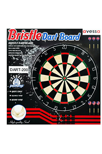 Genel Markalar Avessa Profesyonel Sisal Dart Tahtası Domuz Kılı Dart-200