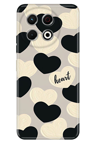 TECNO Spark 30 Pro Kılıf Baskılı Korumalı Kalıplı Kapak Heart