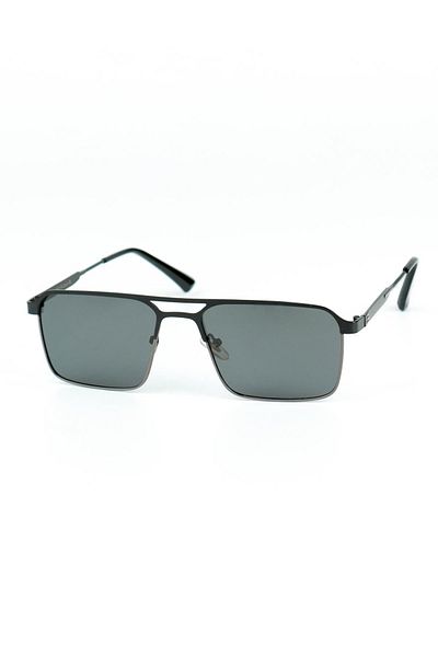 Di Caprio Men's Smoked Polarized Protected Rectangular Model Sunglasses