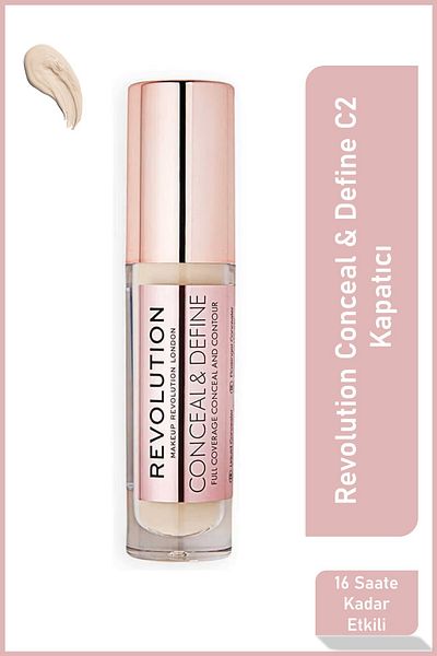 Revolution Conceal Define 16 Hour Effective Matte Finish Concealer No: C2
