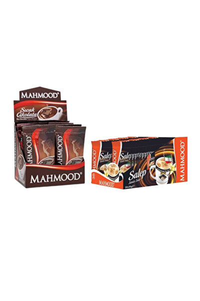 Mahmood Coffee Sıcak Çikolata 12 Adet X 20 Gramve Mahmood Tarçınlı Salep 20 A...