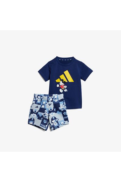 adidas طقم شورت أزرق للأطفال من X Disney Mickey Mouse