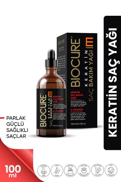 Biocure Dht Blocker and Keratin Hair Care Oil - Vitamin E Additive 100ml