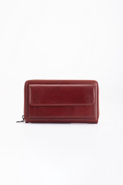 Niki Leather Τσάντα χειρός Modric από γνήσιο δέρμα με φερμουάρ και κλειδωμένο χαρτοφυλάκιο