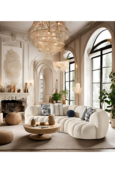 BEKALIVING Bandung Simetrik Kanepe Bej