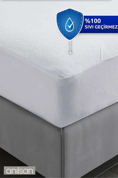 Anılsan White Micro Fitted Waterproof Mattress Protector Mattresses Sheet