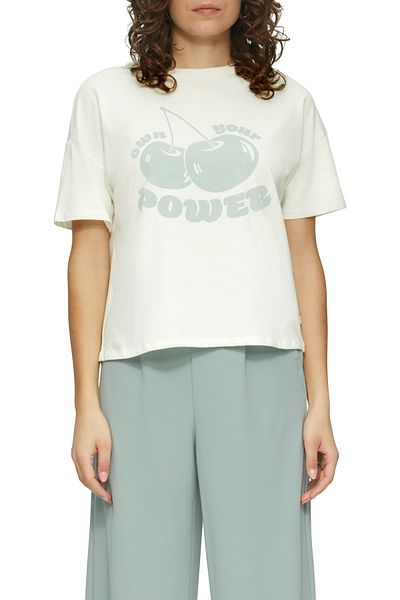 QS by s.Oliver T-Shirt mit Knöpfen