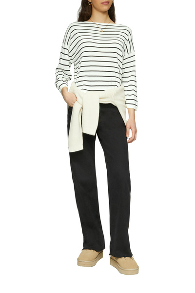 QS by s.Oliver Πλεκτό πουλόβερ με μανίκια και ρίγες