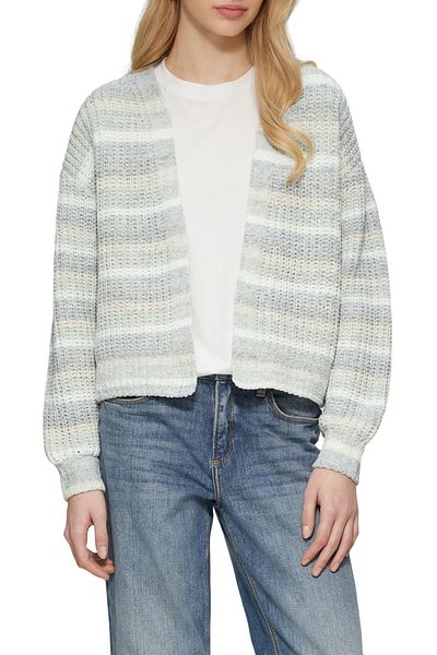 QS by s.Oliver Chenille Fabric Soft Oversize Cardigan