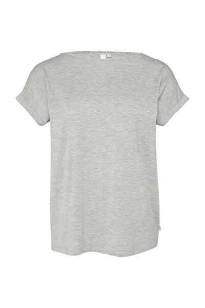 QS by s.Oliver Tričko volného střihu s ohrnovacím lemem