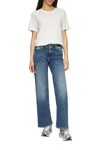 QS by s.Oliver Catie Denim – Mid Rise, Hose mit weitem Bein