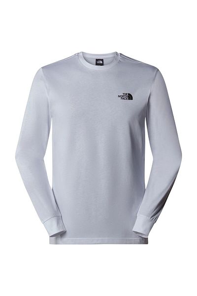 THE NORTH FACE Ανδρικό λευκό μπλουζάκι - L/S BOX NSE, NF0A87NNFN41