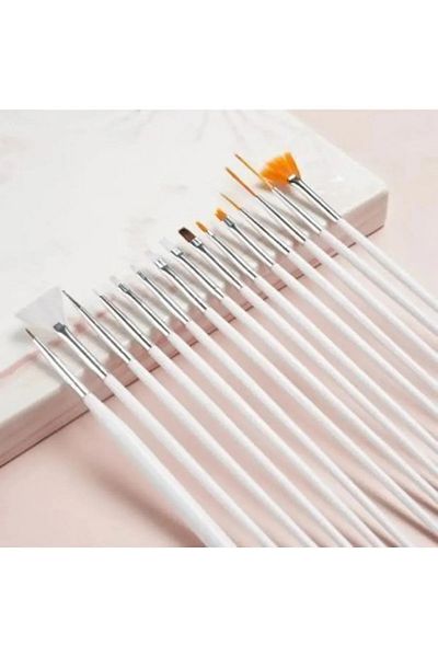 Daisy 15 Pieces Acrylic Paint and Gouache Brush Set - For Painting Art, Art, Makeup and Gild
