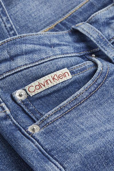 Calvin Klein Středně vysoké úzké džíny